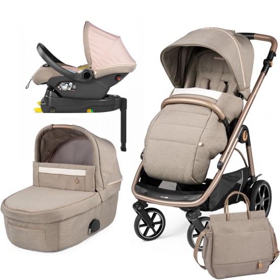 Peg Perego Veloce 3 in 1 Lounge Modular I Size Travel System Bundle Mon Amour IP2600GB00BA36P129 P5